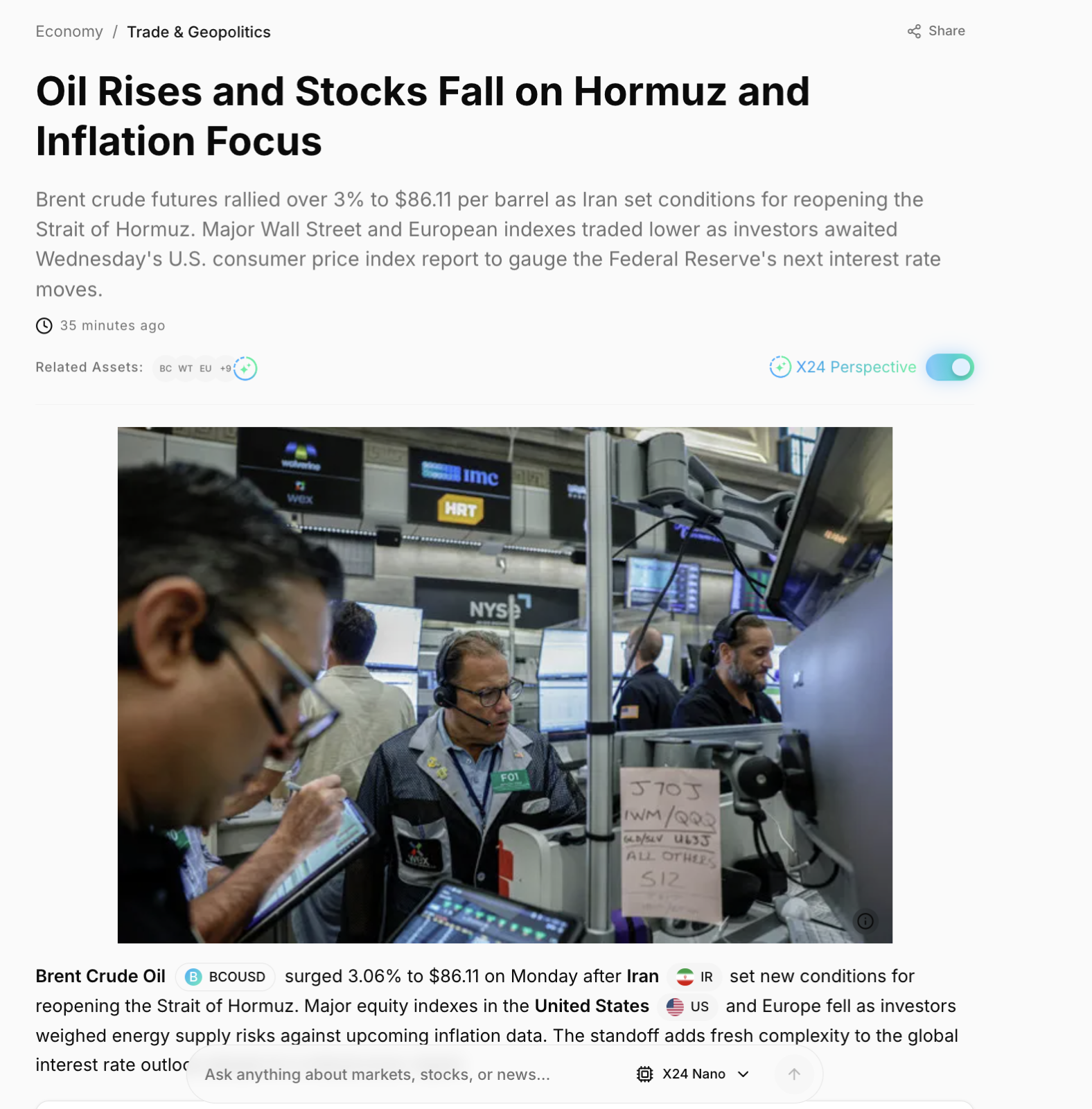 news article
